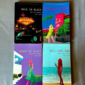 Zoey Dean A List Books.  Includes 4 books shown.